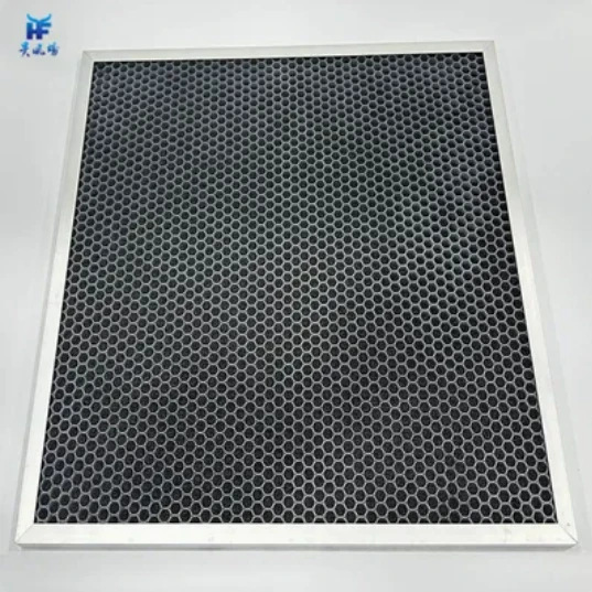 Activated Carbon Panel Filter With Adjustable Frame