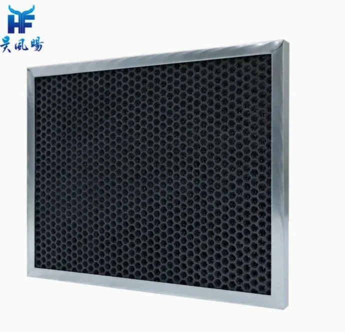 Galvanized Steel Frame Honeycomb Activated Charcoal Filter
