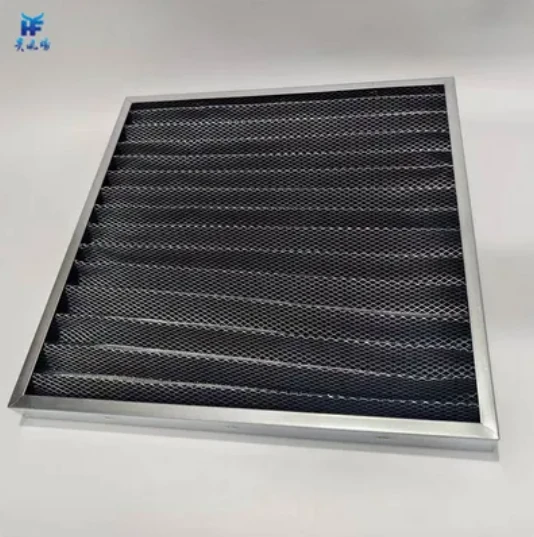 Pleated Panel Carbon Air Filter Element